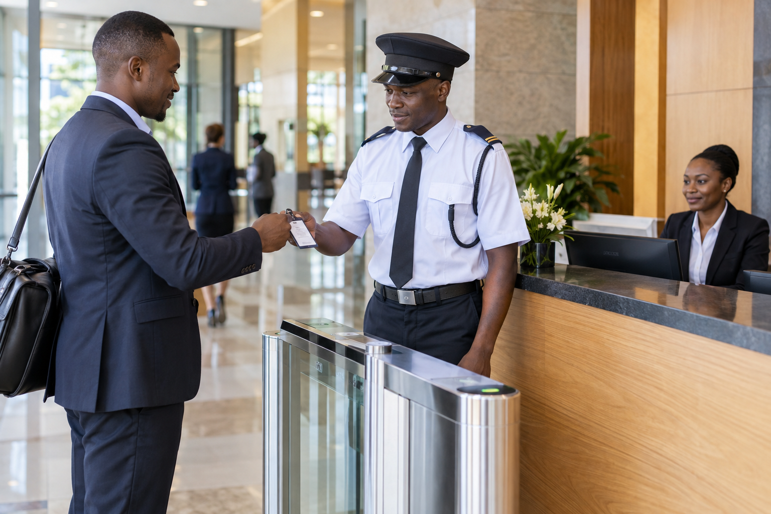 Manned guarding service